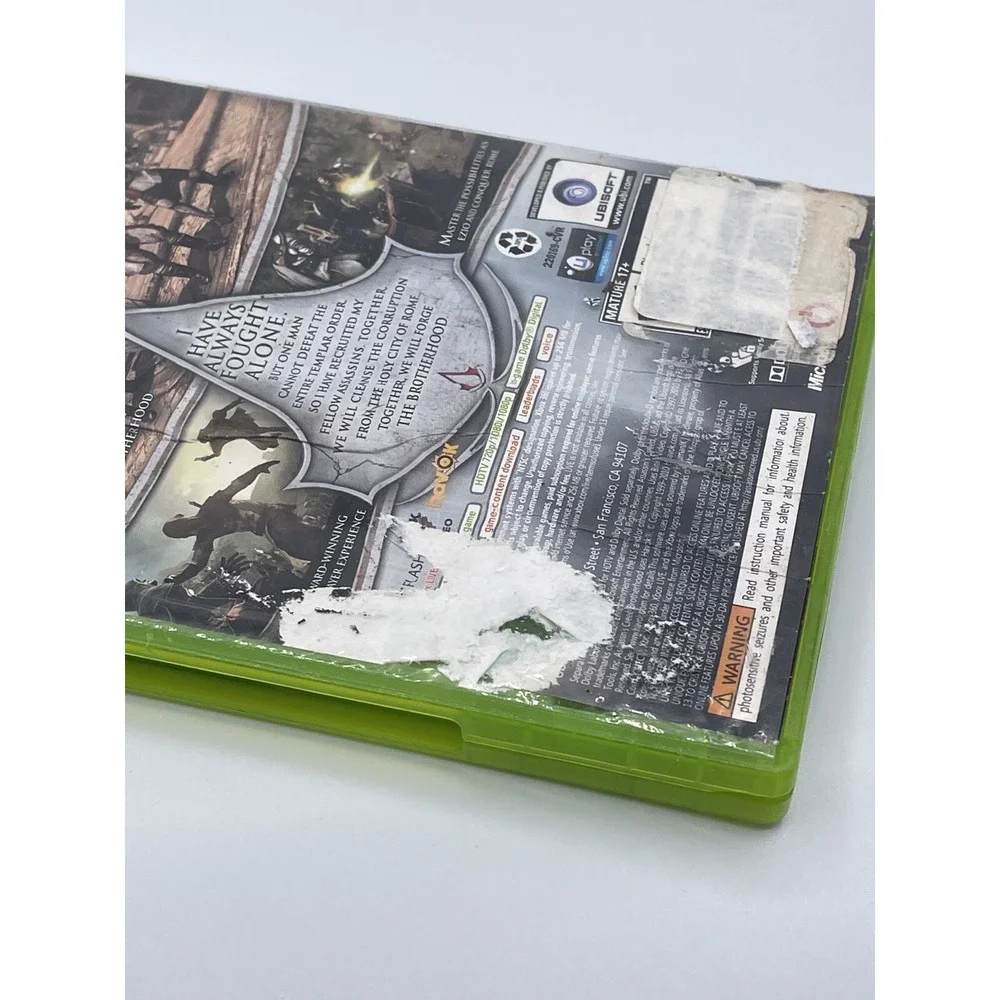 🔥Assassin's Creed: Brotherhood (Xbox 360, 2010) Tested! See Description!‎